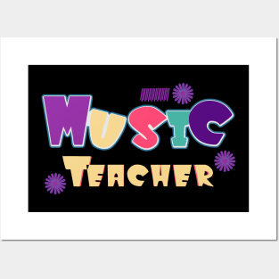 Music Teacher Posters and Art